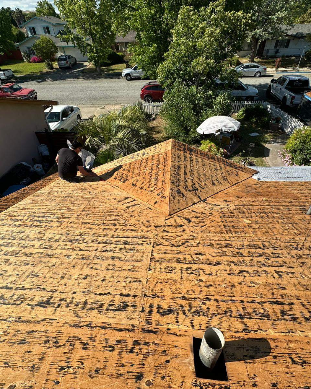 Full Roof Replacement in Gilroy, CA | Simmitri Inc. Before
